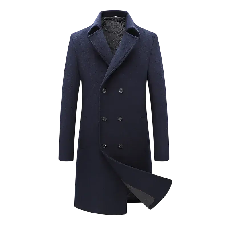 ÉDITION LIMITÉE - Manteau Long Tommy Bleu Marine Ma boutique